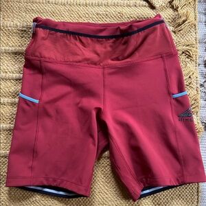 Nike Trail shorts Dri-Fit running shorts cycling rust Orange women’s M fits S